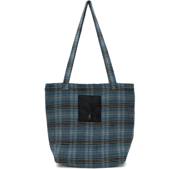 R13 Medium Plaid Tote - Picture 1 of 3